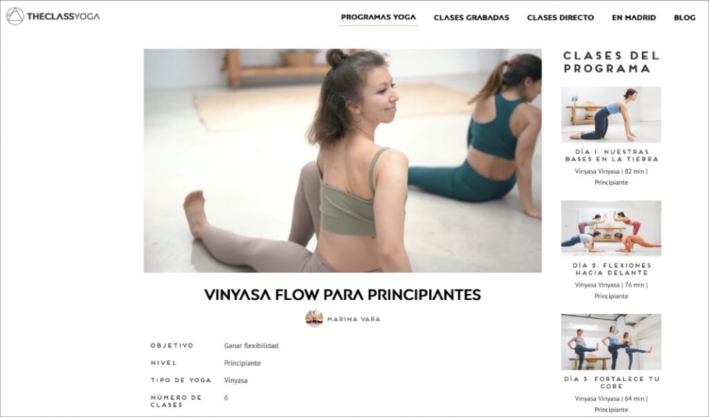 practica hatha vinyasa yoga para controlar las posturas y ganar flexibilidad