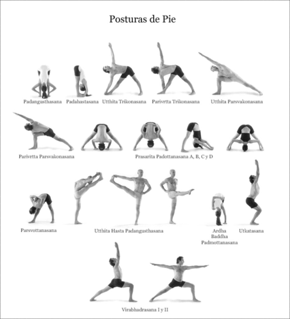 posturas de pie en ashtanga yoga