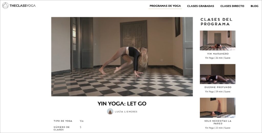 yin yoga online