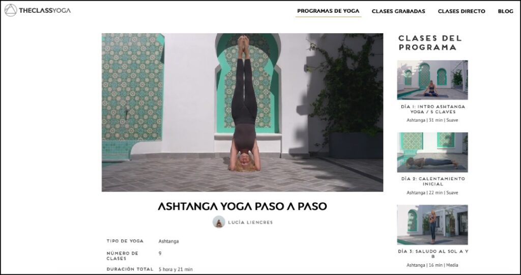 yoga sobre el agua