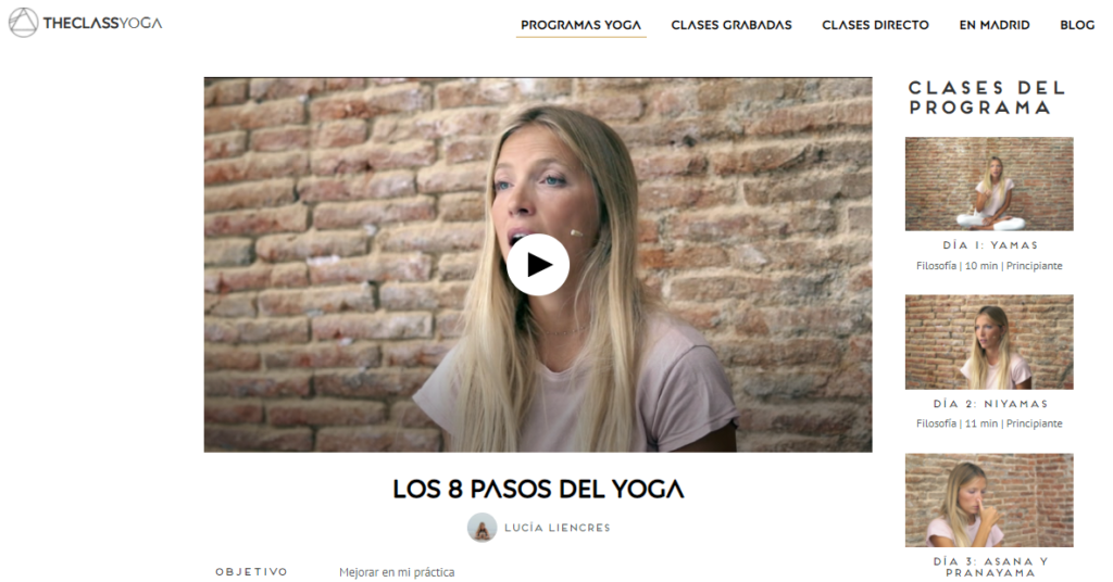 8 pasos yoga profe